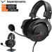 BeyerDynamic MMX 300 PRO Closed Back Gaming Headset w/ Headphone Stand Bundle
