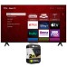 TCL 32" Class 3-Series HD 720p LED Smart Roku TV with 2 Year Extended Warranty