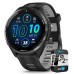Garmin Forerunner 965 Running Smartwatch Black and Powder Gray + 2 Year Warranty