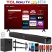 TCL 43" Class 4-Series 4K UHD HDR Smart Roku TV with Deco Gear Home Theater Bundle