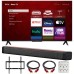 TCL 43" Class 4-Series 4K UHD HDR Smart Roku TV w/ Deco Home 60W Soundbar Bundle